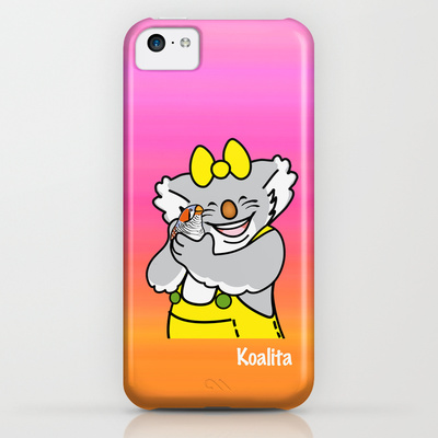 Protect your iPhone 5c with a unique Society6 phone case featuring wrap around art designed by artists from around the world.
Our Slim Cases are constructed as a one-piece, impact resistant, flexible plastic hard case with an extremely slim profile. Simply snap the case onto your phone for solid protection and direct access to all device features.
Koalita™ is a character and a registered trademark by Fabio Edoardo Natale Frau - copyright © 2004-2014 All Rights Reserved.