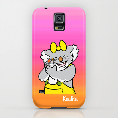 Protect your Samsung Galaxy S5 with a unique Society6 phone case featuring wrap around art designed by artists from around the world.
Our Slim Cases are constructed as a one-piece, impact resistant, flexible plastic hard case with an extremely slim profile. Simply snap the case onto your phone for solid protection and direct access to all device features.
Koalita™ is a character and a registered trademark by Fabio Edoardo Natale Frau - copyright © 2004-2014 All Rights Reserved.
