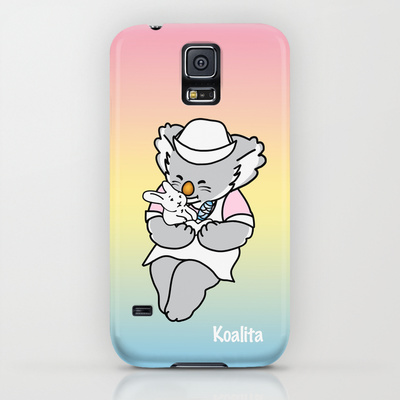 Protect your Samsung Galaxy S5 with a unique Society6 phone case featuring wrap around art designed by artists from around the world.
Our Slim Cases are constructed as a one-piece, impact resistant, flexible plastic hard case with an extremely slim profile. Simply snap the case onto your phone for solid protection and direct access to all device features.
Koalita™ is a character and a registered trademark by Fabio Edoardo Natale Frau - copyright © 2004-2014 All Rights Reserved.