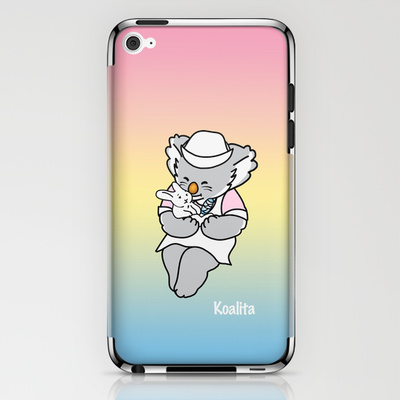 Skins are thin, easy-to-remove, vinyl decals for customizing your device. Skins are made from a patented material that eliminates air bubbles and wrinkles for easy application.
Koalita™ is a character and a registered trademark by Fabio Edoardo Natale Frau - copyright © 2004-2014 All Rights Reserved.