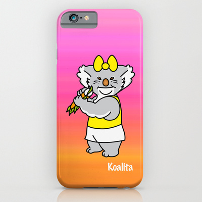 Protect your iPhone 6 with a unique Society6 phone case featuring wrap around art designed by artists from around the world.
Our Slim Cases are constructed as a one-piece, impact resistant, flexible plastic hard case with an extremely slim profile. Simply snap the case onto your phone for solid protection and direct access to all device features.
Koalita™ is a character and a registered trademark by Fabio Edoardo Natale Frau - copyright © 2004-2014 All Rights Reserved.