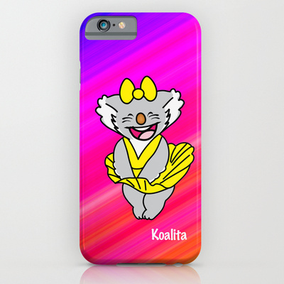 Protect your iPhone 6 with a unique Society6 phone case featuring wrap around art designed by artists from around the world.
Our Slim Cases are constructed as a one-piece, impact resistant, flexible plastic hard case with an extremely slim profile. Simply snap the case onto your phone for solid protection and direct access to all device features.
Koalita™ is a character and a registered trademark by Fabio Edoardo Natale Frau - copyright © 2004-2014 All Rights Reserved.