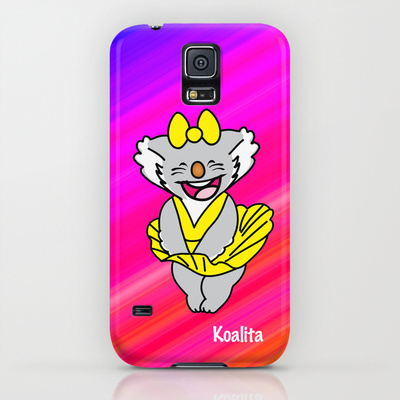 Protect your Samsung Galaxy S5 with a unique Society6 phone case featuring wrap around art designed by artists from around the world.
Our Slim Cases are constructed as a one-piece, impact resistant, flexible plastic hard case with an extremely slim profile. Simply snap the case onto your phone for solid protection and direct access to all device features.
Koalita™ is a character and a registered trademark by Fabio Edoardo Natale Frau - copyright © 2004-2014 All Rights Reserved.