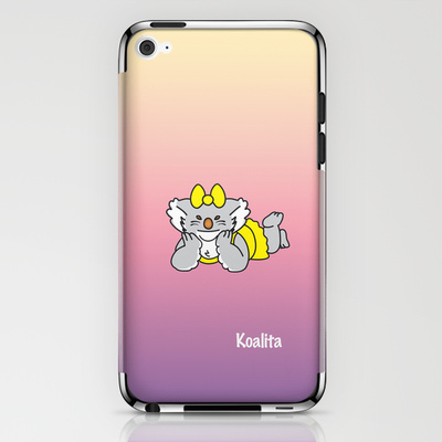 Skins are thin, easy-to-remove, vinyl decals for customizing your device. Skins are made from a patented material that eliminates air bubbles and wrinkles for easy application.
Koalita™ is a character and a registered trademark by Fabio Edoardo Natale Frau - copyright © 2004-2014 All Rights Reserved.