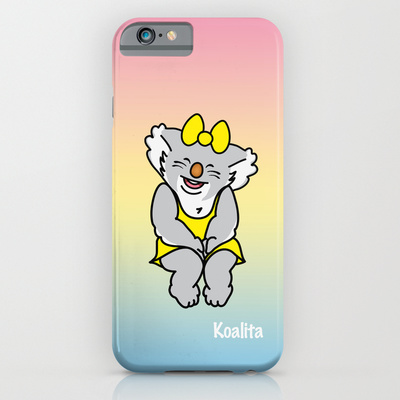Protect your iPhone 6 with a unique Society6 phone case featuring wrap around art designed by artists from around the world.
Our Slim Cases are constructed as a one-piece, impact resistant, flexible plastic hard case with an extremely slim profile. Simply snap the case onto your phone for solid protection and direct access to all device features.
Koalita™ is a character and a registered trademark by Fabio Edoardo Natale Frau - copyright © 2004-2014 All Rights Reserved.