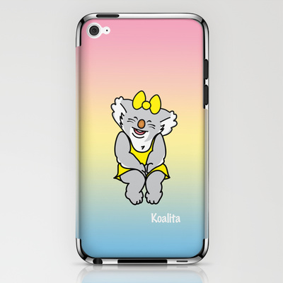 Skins are thin, easy-to-remove, vinyl decals for customizing your device. Skins are made from a patented material that eliminates air bubbles and wrinkles for easy application.
Koalita™ is a character and a registered trademark by Fabio Edoardo Natale Frau - copyright © 2004-2014 All Rights Reserved.