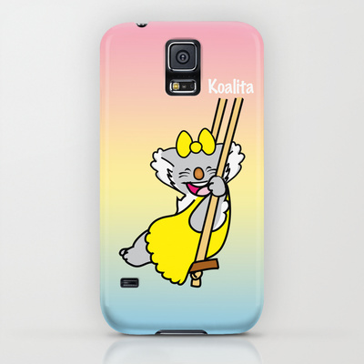 Protect your Samsung Galaxy S5 with a unique Society6 phone case featuring wrap around art designed by artists from around the world.
Our Slim Cases are constructed as a one-piece, impact resistant, flexible plastic hard case with an extremely slim profile. Simply snap the case onto your phone for solid protection and direct access to all device features.
Koalita™ is a character and a registered trademark by Fabio Edoardo Natale Frau - copyright © 2004-2014 All Rights Reserved.