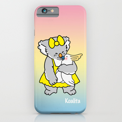 Protect your iPhone 6 with a unique Society6 phone case featuring wrap around art designed by artists from around the world.
Our Slim Cases are constructed as a one-piece, impact resistant, flexible plastic hard case with an extremely slim profile. Simply snap the case onto your phone for solid protection and direct access to all device features.
Koalita™ is a character and a registered trademark by Fabio Edoardo Natale Frau - copyright © 2004-2014 All Rights Reserved.