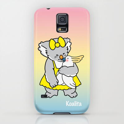 Protect your Samsung Galaxy S5 with a unique Society6 phone case featuring wrap around art designed by artists from around the world.
Our Slim Cases are constructed as a one-piece, impact resistant, flexible plastic hard case with an extremely slim profile. Simply snap the case onto your phone for solid protection and direct access to all device features.
Koalita™ is a character and a registered trademark by Fabio Edoardo Natale Frau - copyright © 2004-2014 All Rights Reserved.
