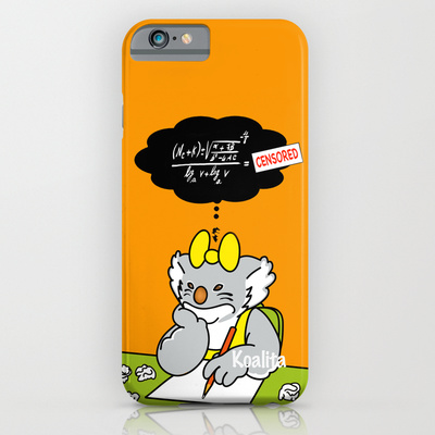 Protect your iPhone 6 with a unique Society6 phone case featuring wrap around art designed by artists from around the world.
Our Slim Cases are constructed as a one-piece, impact resistant, flexible plastic hard case with an extremely slim profile. Simply snap the case onto your phone for solid protection and direct access to all device features.
Koalita™ is a character and a registered trademark by Fabio Edoardo Natale Frau - copyright © 2004-2014 All Rights Reserved.